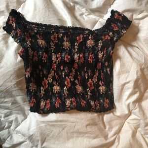 Floral crop top